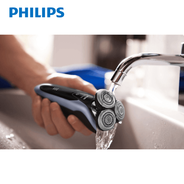 Philips - S9112/43 Series 9000 Men's 3 Heads Electric Shaver / Beard Trimmer / Facial Cleansing Brush - Rembrandt Special Edition