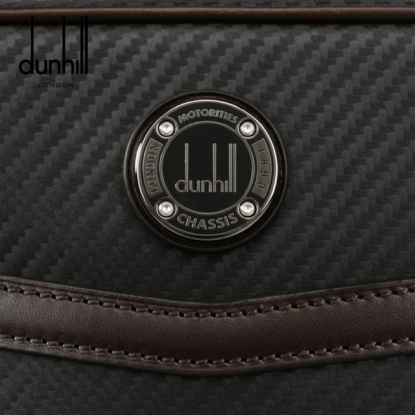 Dunhill - Chassis City Reporter Men's Leather Crossbody Bag / Shoulder Bag - Navy (L3v595N)