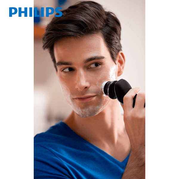 Philips - S9112/43 Series 9000 Men's 3 Heads Electric Shaver / Beard Trimmer / Facial Cleansing Brush - Rembrandt Special Edition