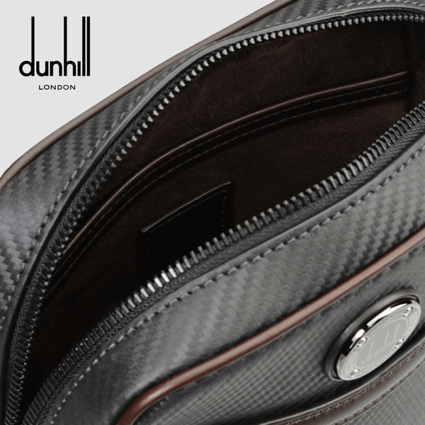 Dunhill - Chassis City Reporter Men's Leather Crossbody Bag / Shoulder Bag - Navy (L3v595N)