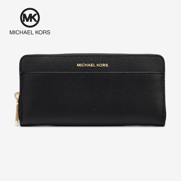 Michael Kors - Jet Set Women Leather Continental Wallet - Black (34F9GTVZ3L-001)