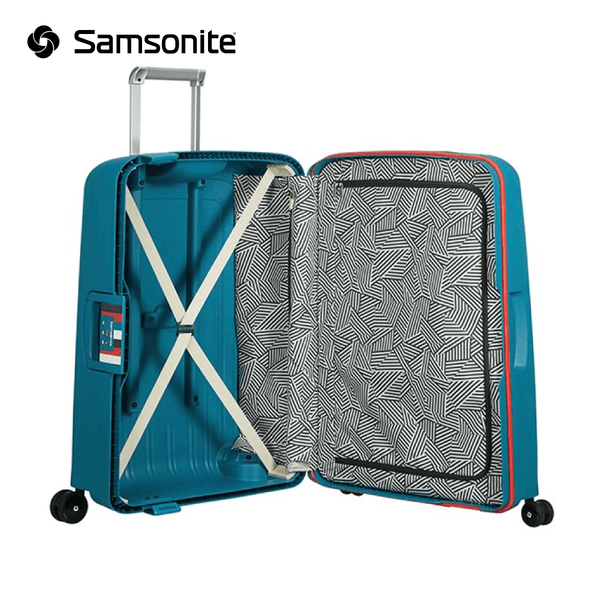 Samsonite - S'Cure Spinner Suitcase 75 cm 102 liters - Aqua Blue