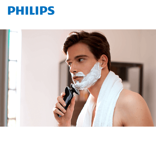 Philips - S9112/43 Series 9000 Men's 3 Heads Electric Shaver / Beard Trimmer / Facial Cleansing Brush - Rembrandt Special Edition