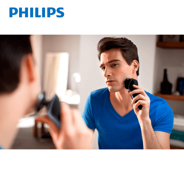 Philips - S9112/43 Series 9000 Men's 3 Heads Electric Shaver / Beard Trimmer / Facial Cleansing Brush - Rembrandt Special Edition