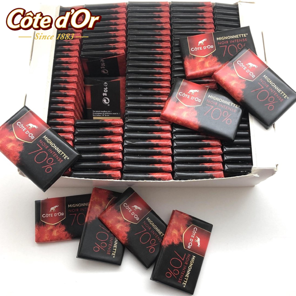 Côte d'or Mignonnette 70% Puur - Belgische Chocolade - 120 stuks - 1.2 KG
