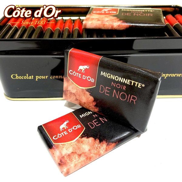 Côte d'or Mignonnette Noir De Noir Puur - Belgische Chocolade - 24 stuks - 240 gram