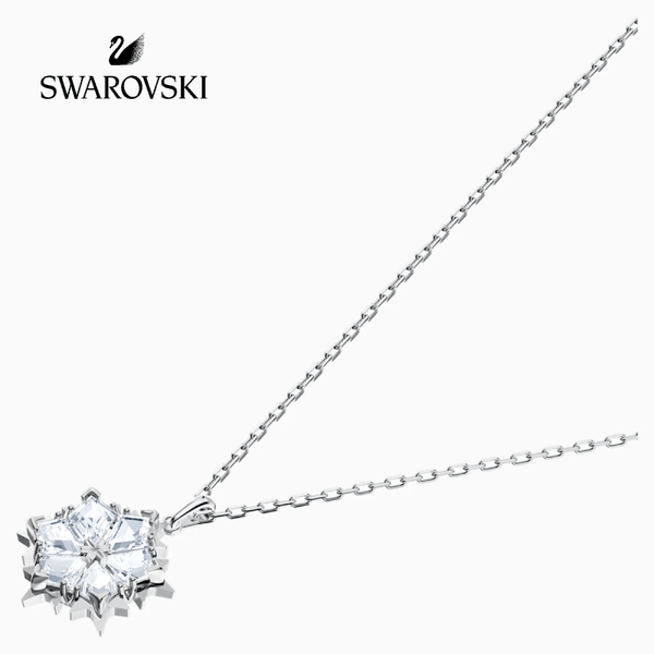SWAROVSKI MAGIC PENDANT, WHITE, RHODIUM PLATED