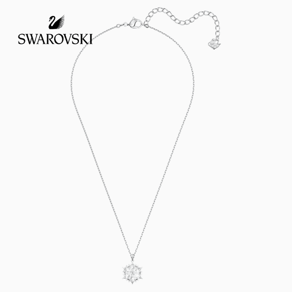 SWAROVSKI MAGIC PENDANT, WHITE, RHODIUM PLATED