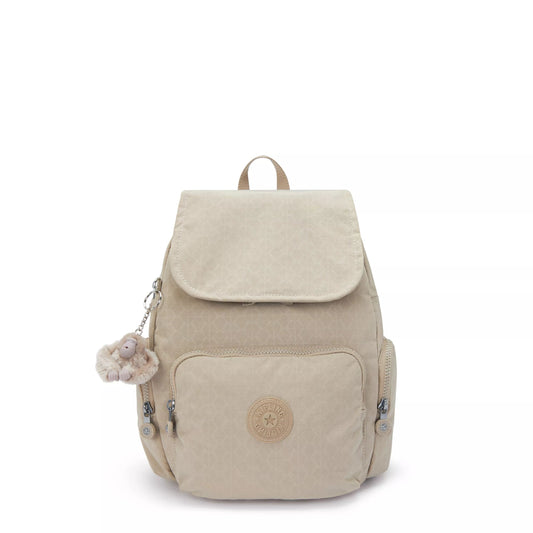 Kipling City Zip S Sign Beige EMB