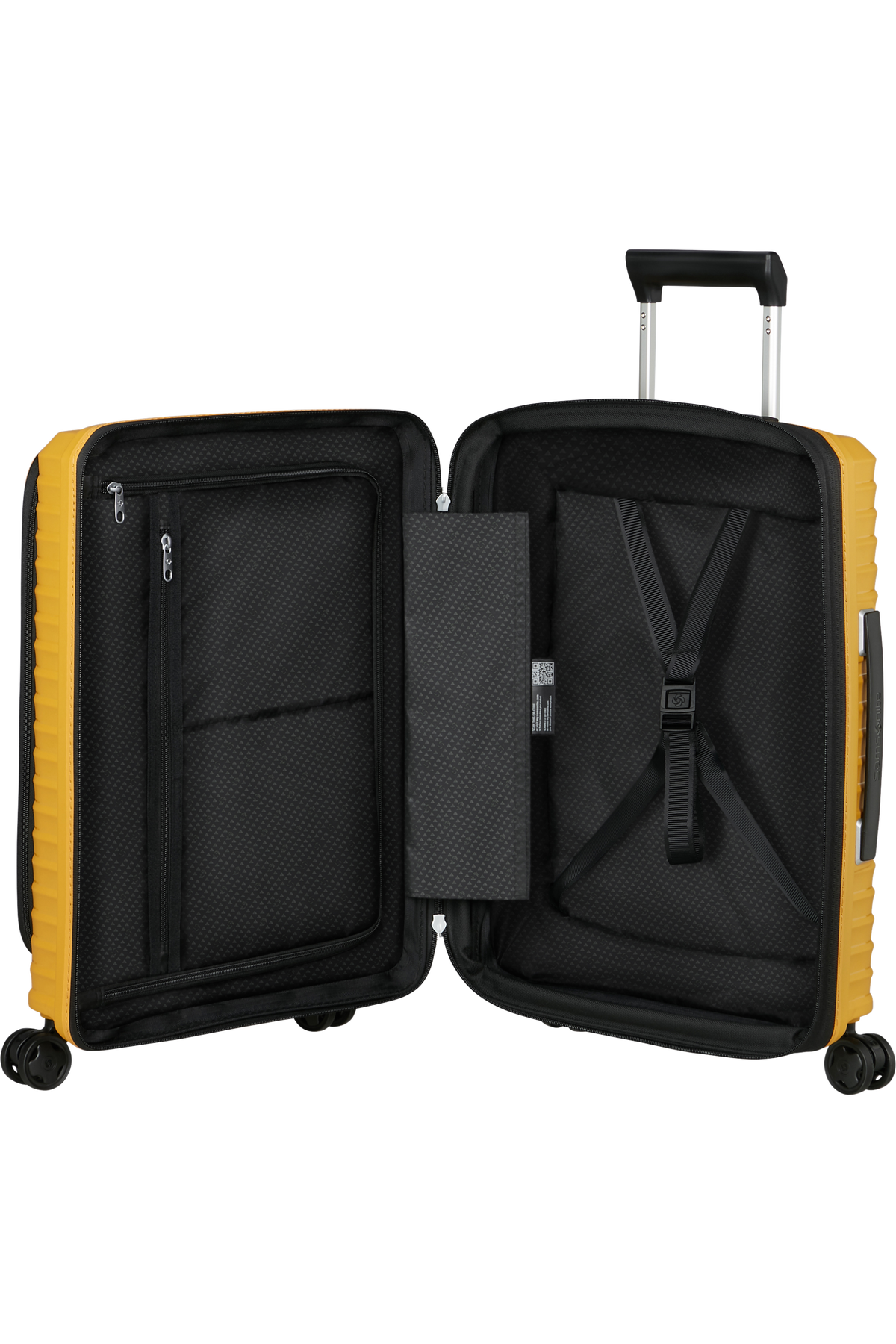 Samsonite Upscape Spinner 55cm Easy Access Yellow - view 3