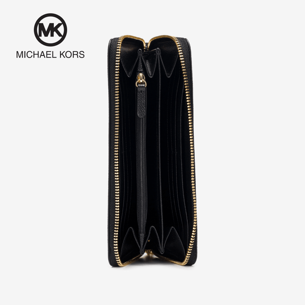 Michael Kors - Jet Set Women Leather Continental Wallet - Black (34F9GTVZ3L-001)