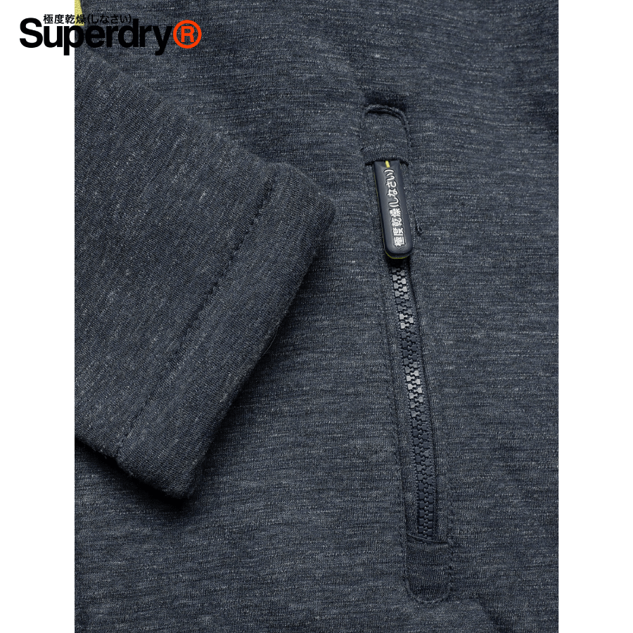 Superdry - Hooded Winter Windtrekker Men's Jacket Size L - Dark Navy / Black (M50002WR)