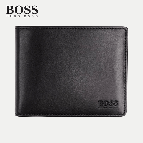 Hugo Boss - Asolo Men's Wallet Bill-fold Leather Coin Gift Boxed - Black (50250331)