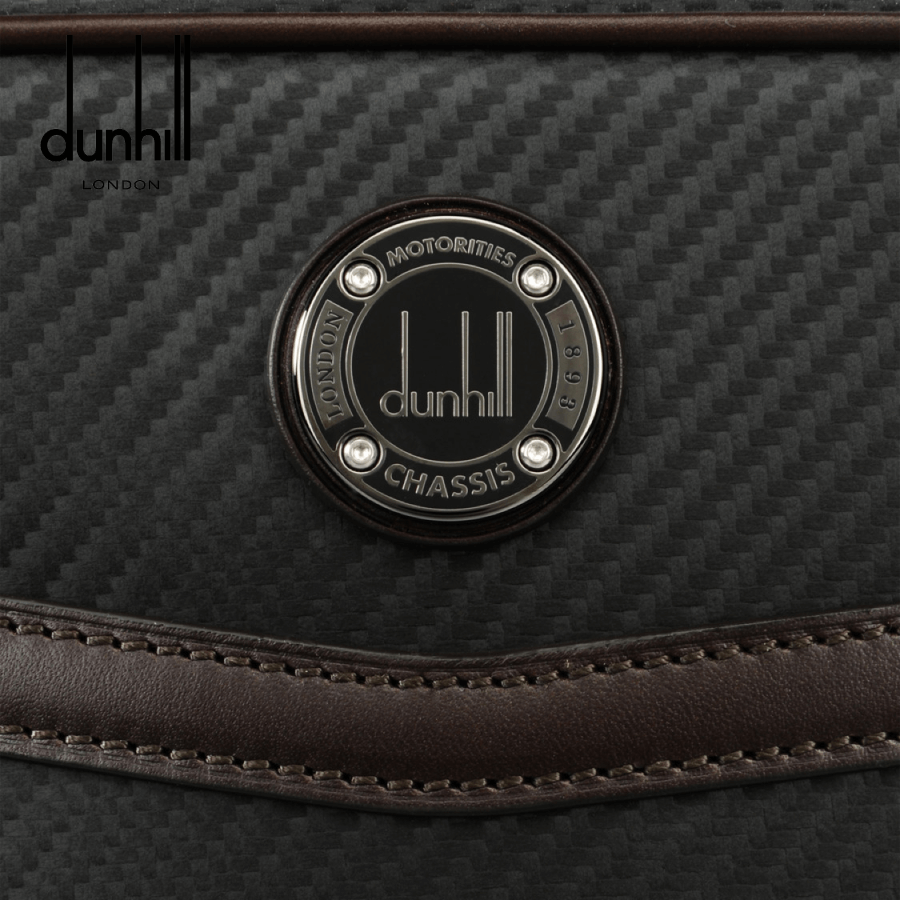 Dunhill - Chassis City Reporter Men's Leather Crossbody Bag / Shoulder Bag - Navy (L3v595N)
