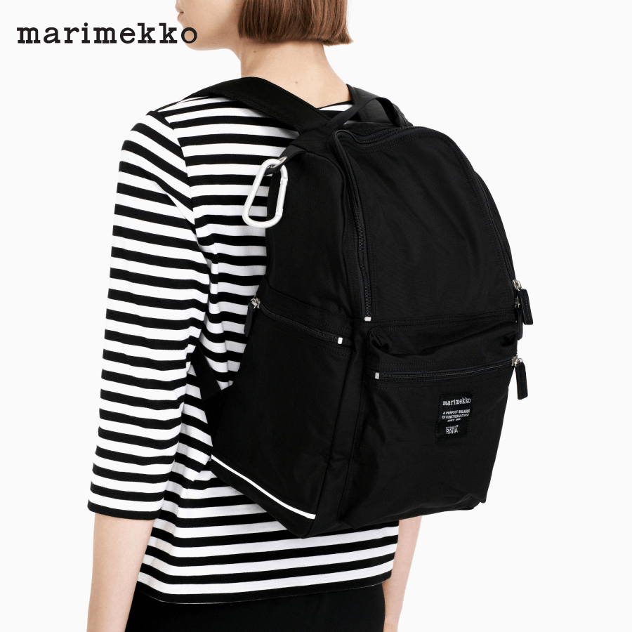 Marimekko Buddy Backpack 026994-999 - Black