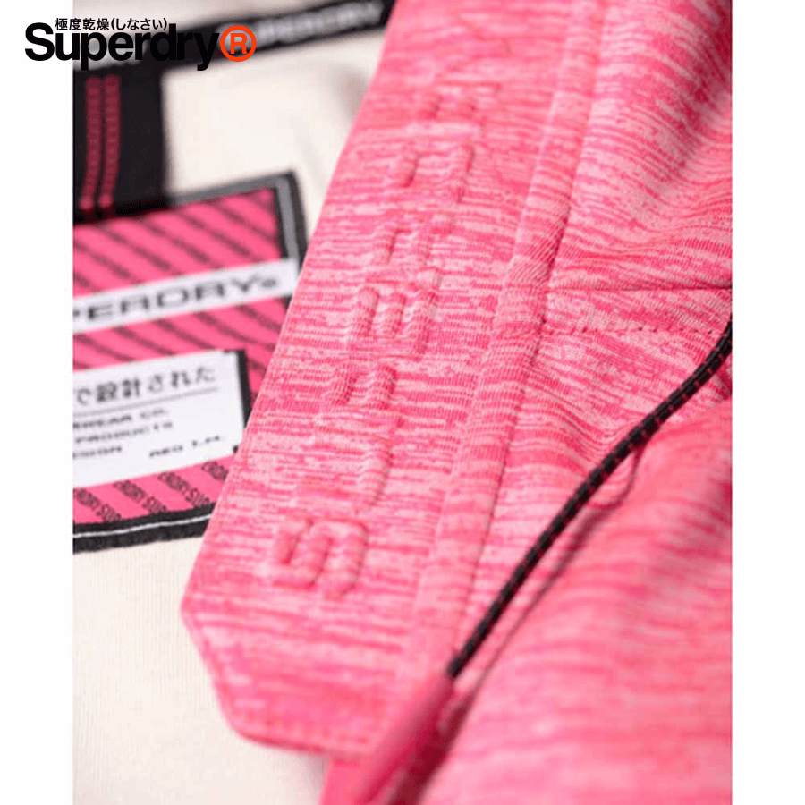 Superdry - Prism SD-Windtrekker Women Jacket Size L - Berry Slub / Ecru