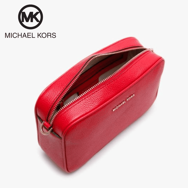 Michael Kors - Women's Jet Set Medium Camera Bag - Bright Red (32F7GGNM8L)