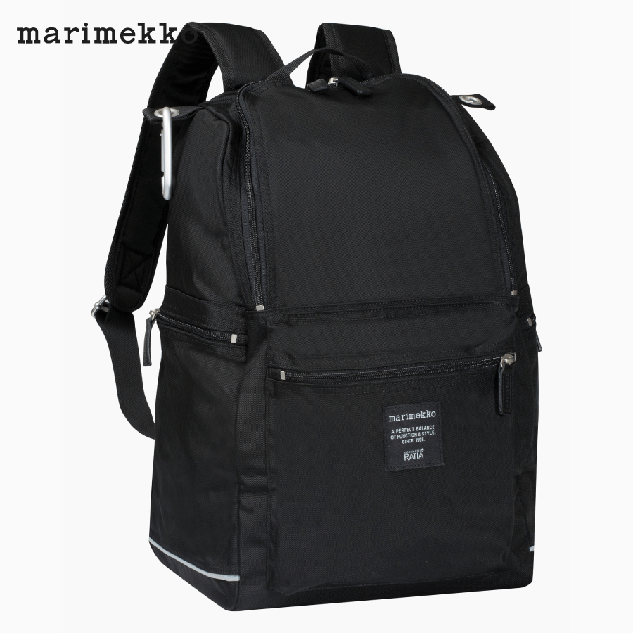 Marimekko Buddy Backpack 026994-999 - Black