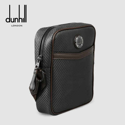Dunhill - Chassis City Reporter Men's Leather Crossbody Bag / Shoulder Bag - Navy (L3v595N)