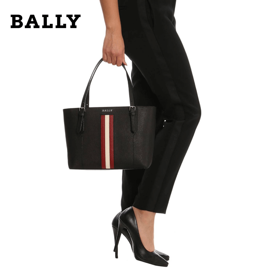 Shop BALLY Stripes Unisex Street Style Plain Leather Logo Bags by ACCESS |  BUYMA