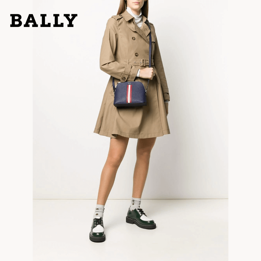 Bally - Salmah Mini Women's Calf Leather Crossbody Bag / Shoulder Bag - Marine / Navy (Salmah/17)