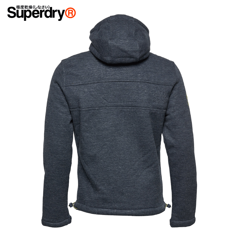 Superdry - Hooded Winter Windtrekker Men's Jacket Size L - Dark Navy / Black (M50002WR)