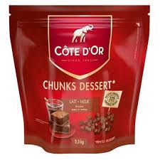 Côte d'Or Chunks Dessert Dark Chocolate - 2.5 kg