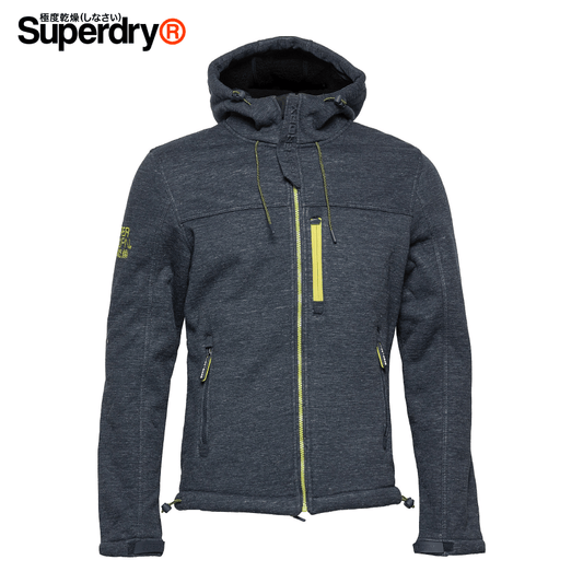 Superdry - Hooded Winter Windtrekker Men's Jacket Size L - Dark Navy / Black (M50002WR)