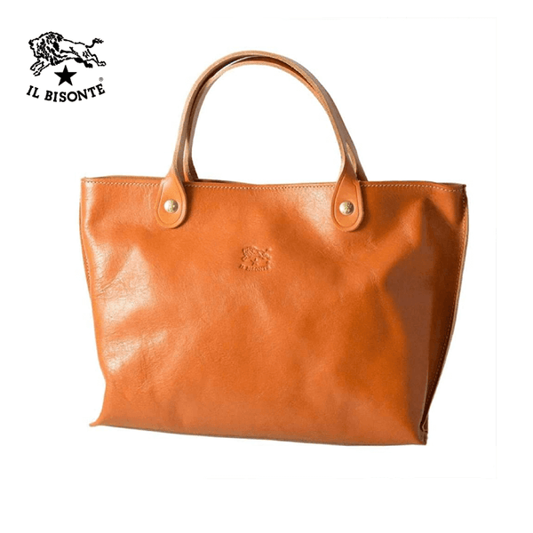 Il Bisonte - Woman's Handbag In Cowhide Leather A2307.P.145 - Caramel