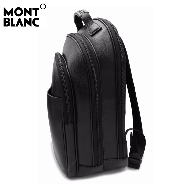 Montblanc - Sartorial Small Black Italian Calfskin Leather Backpack - Black (114584)