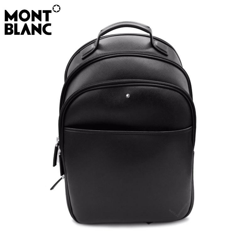 Montblanc - Sartorial Small Black Italian Calfskin Leather Backpack - Black (114584)