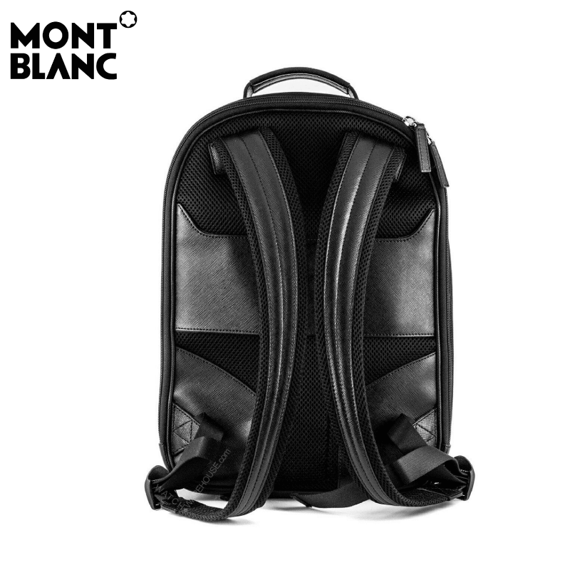 Montblanc - Sartorial Small Black Italian Calfskin Leather Backpack - Black (114584)