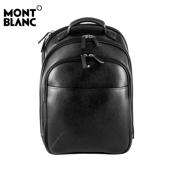Montblanc - Sartorial Small Black Italian Calfskin Leather Backpack - Black (114584)