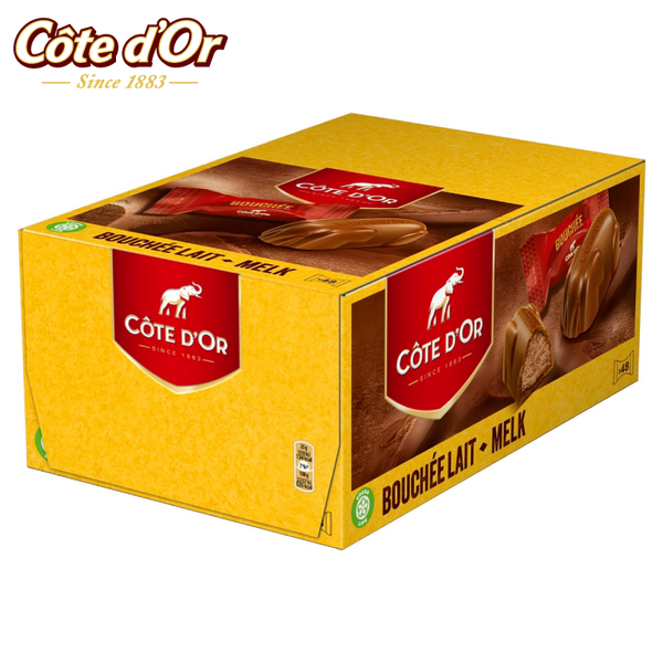 Cote D'Or Bouchee Lait - gevulde melkchocolade olifantjes - per stuk verpakt - 200 g