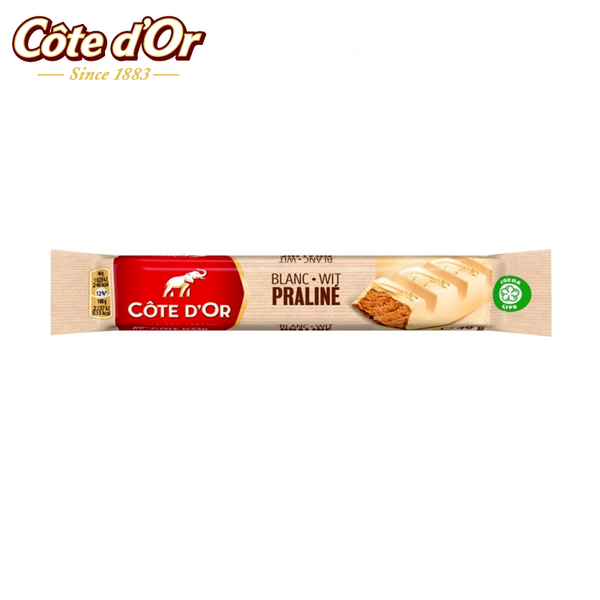 Côte d'Or Chocolade Repen Praliné Wit - 32x46g