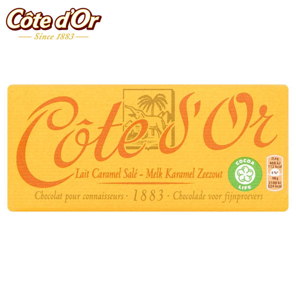 Côte d'Or Classic 1883 - Melk Karamel Zeezout 2 x 75 g