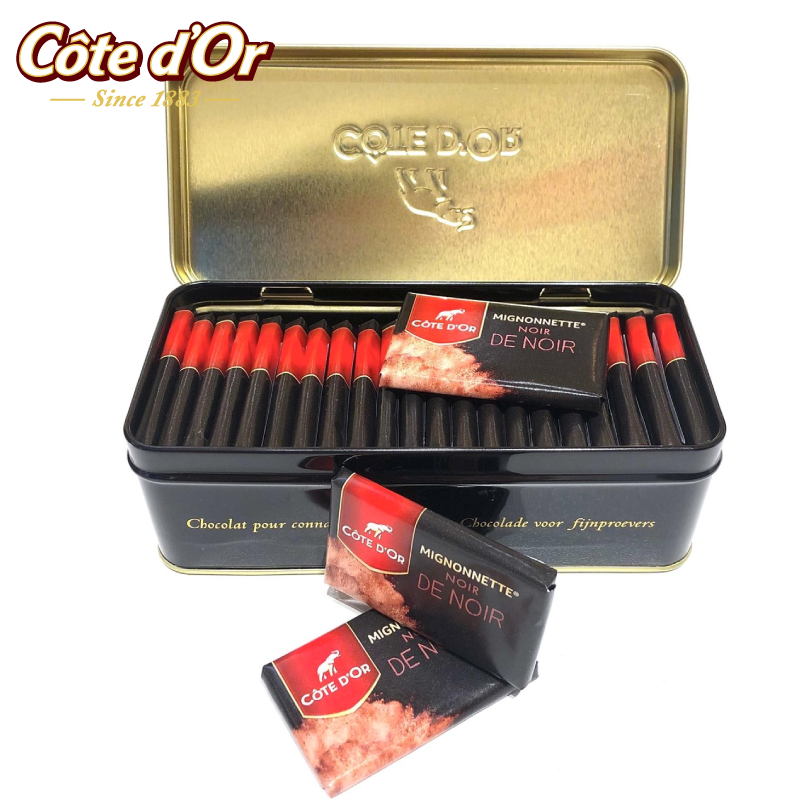 Côte d'or Mignonnette Noir De Noir Puur - Belgische Chocolade - 24 stuks - 240 gram