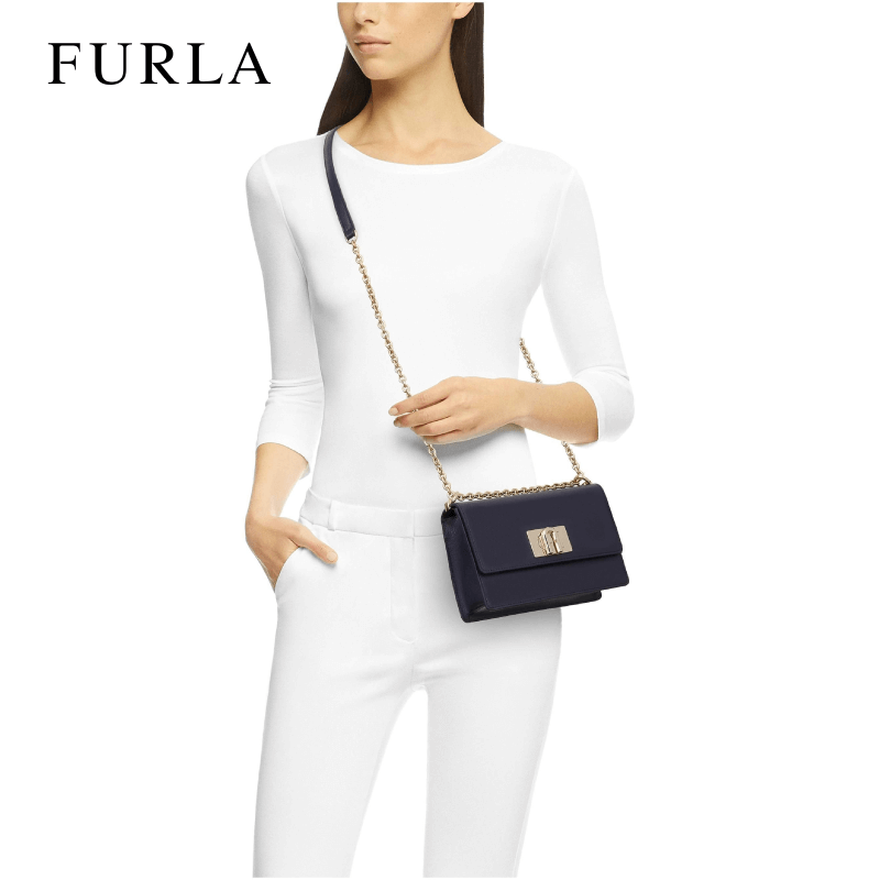 Furla Furla 1927 Mini Crossbody Leather Bag - Occeano