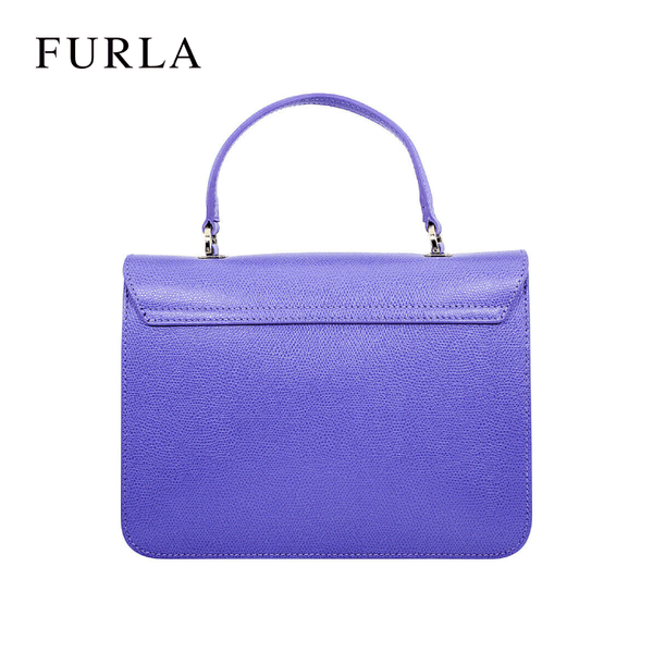 Furla - Metropolis Woman's Small Leather Top Handle / Shoulder Bag - Purple Lavanda (978122)