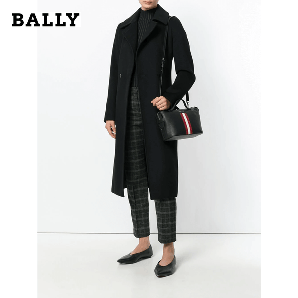 Bally - Supra Bowling Small Women's Bag / Calf Leather / Crossbody Bag / Handbag - Black