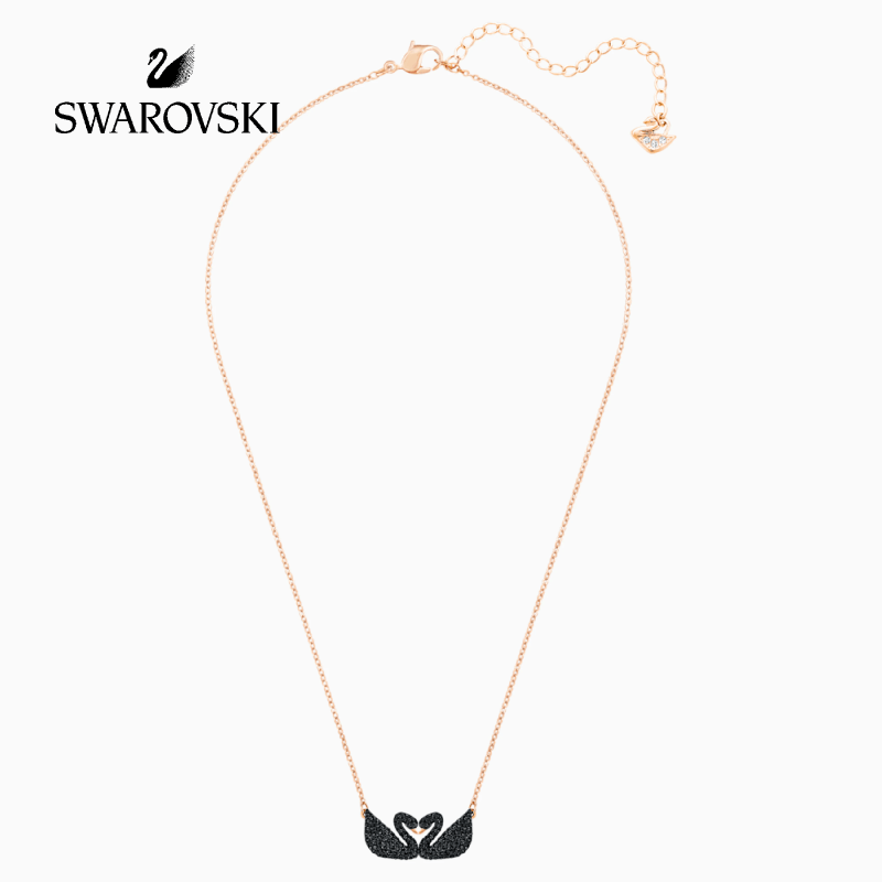 SWAROVSKI ネックレス 5296468 ゴールド+ブラック Pelican Group - Food & Luxury Goods