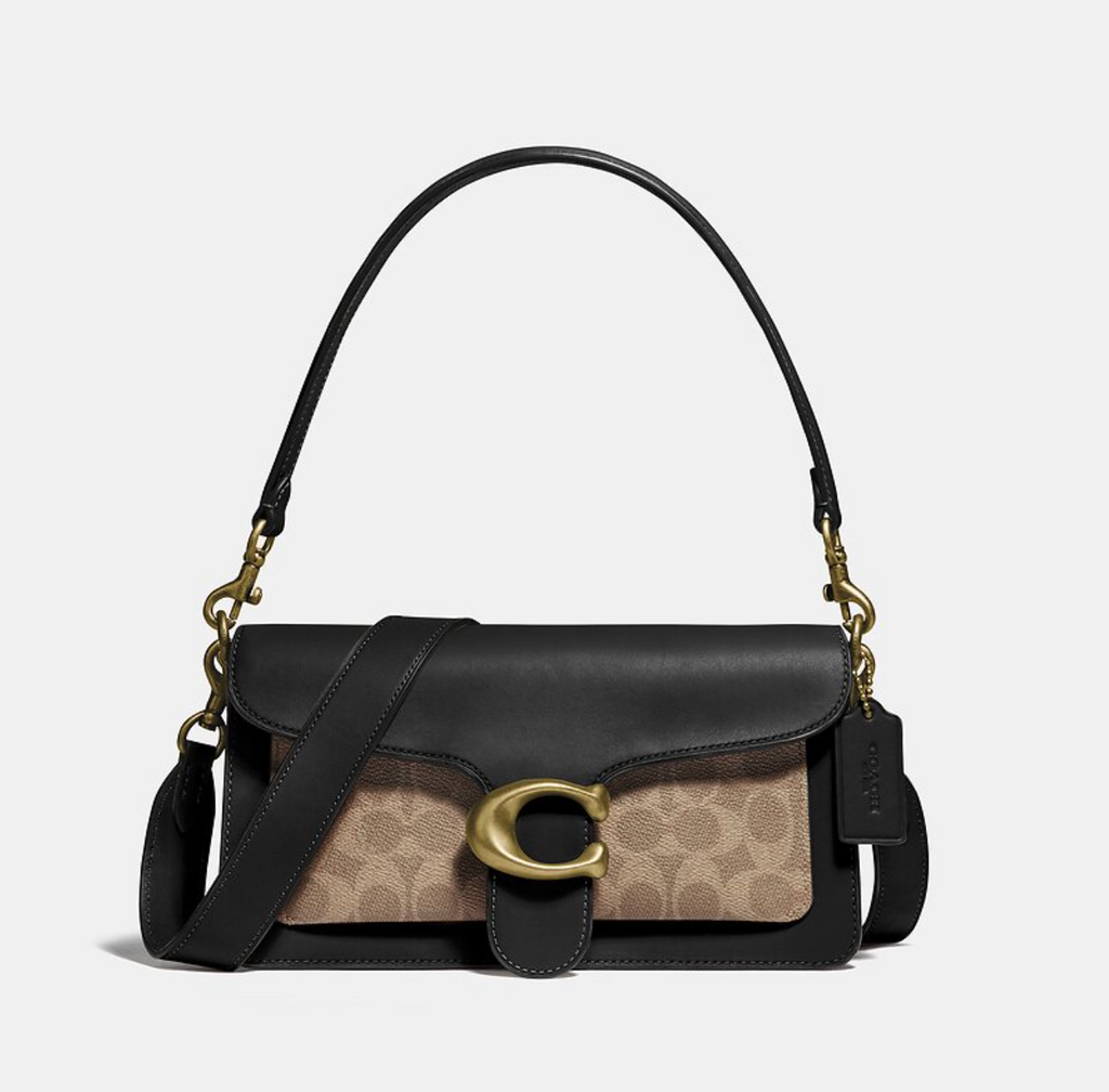 Coach tan handbag sale