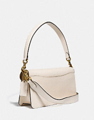 Coach-TABBY SHOULDER BAG 26 WITH BEADCHAIN-b4/chalk
