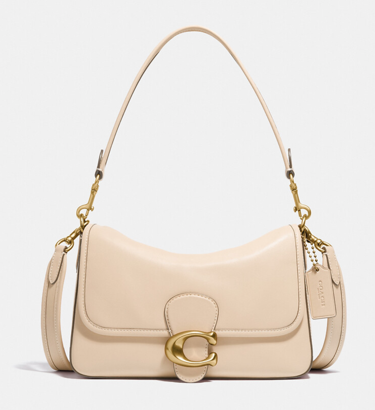 Coach - Soft Tabby Shoulder Bag - B4/CHALK